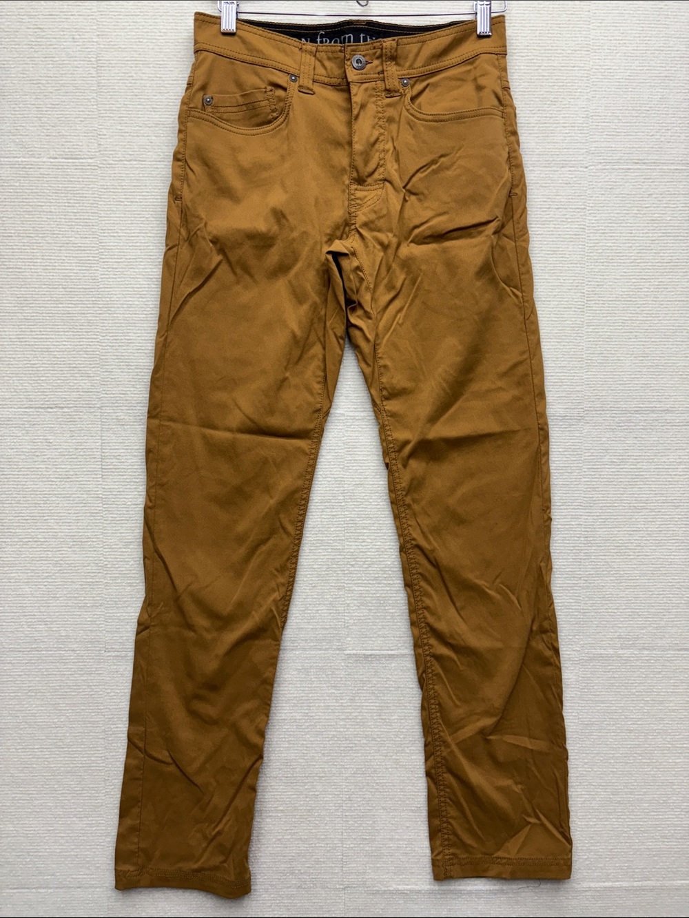 Prana 28X32 Tan Slim-Fit Pants